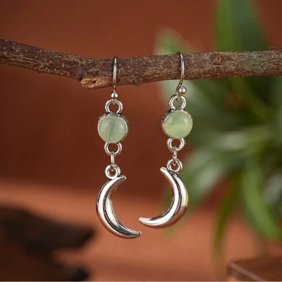 Crescent Moon Earrings - Picture 3 of 8